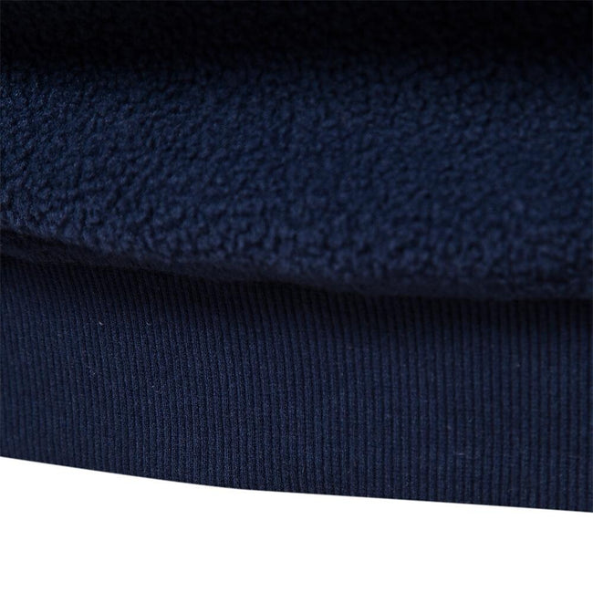 Men's Fleece Solid Color Pullover Sweatshirt