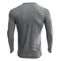 Men's Solid Color Henley Collar Long Sleeve T-Shirt