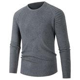 Men's Fashion Casual Crew Neck Raglan Sleeves Sweater