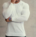 Men's Knit Solid Color Crew Neck Basic Casual Pullover Sweater