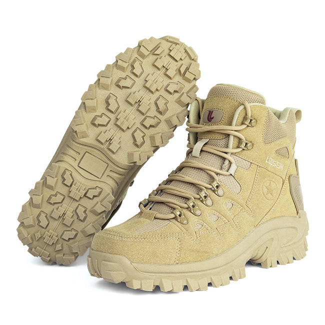 Men's Outdoor Waterproof Non-Slip Hiking Boots Orthopedic Support Work Boots