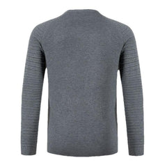 Men's Fashion Casual Crew Neck Raglan Sleeves Sweater