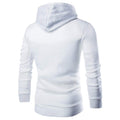 Men's Stand Collar Solid Color Zip Hoodies Sweatshirts