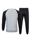 Terry Round Neck Sweater With Elastic Waist Sweatpants