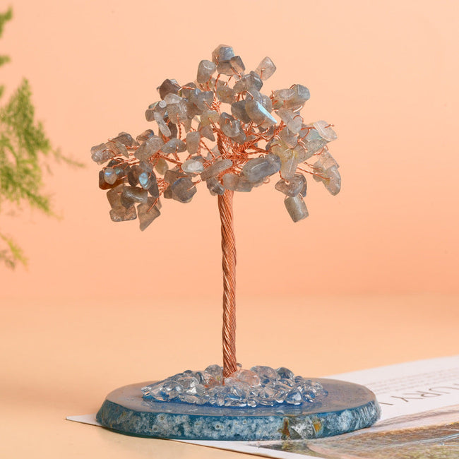 Natural Agate Crystal  Fortune Tree