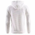 Men's Jacquard Small Check Pullover Basic Hoodie Sweatshirt