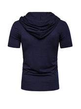 Leo Short Sleeve Pullover Hoodies