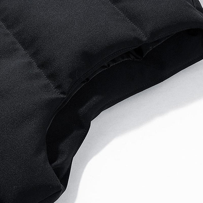 Men's Stand Collar Lightweight Zip-up Puffer Gilet