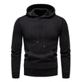 Men's Chenille Basic Casual Pullover Hooded Sweater
