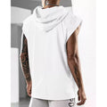 James Fitness Pullover Sports Hooded Vest Tank Top