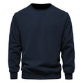 Men's Fleece Solid Color Shoulder Drop Pullover Sweatshirt