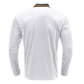 Men's Henley Solid Color Patchwork Long Sleeve T-Shirt