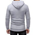 Men's Basic Solid Color Pullover Hooded Sweatershirt