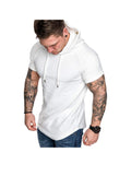 Zachary Short Sleeve Pullover Hoodies
