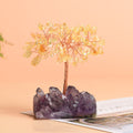 Natural Amethyst Cluster Base Fortune Tree Decoration
