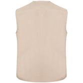 Men's Summer Japanese Sleeveless Fitness Vest Beach Sports Zipper Vest