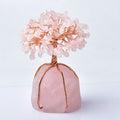 Hand-woven Natural Crystal Stone Fortune Tree of Life Ornaments