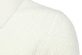 Men's Lapel Pullover Waffle Half Zipper Slim Fit Sweater