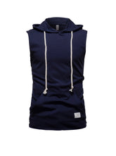 Terry Casual Hoodie Vest