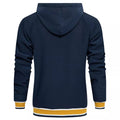 Men's Full Zip Regular Fit Fleece Hooded Sweatshirt with Pockets