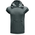 Men's Solid Color Casual Zipper Sports  Hoodie Tank Top
