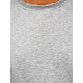 Men's Pullover Solid Color Fleece Crew Neck Sweatshirts