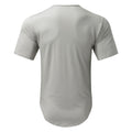 Patrick Zip Cardigan Round Neck Short Sleeve T-Shirt