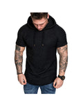 Zachary Short Sleeve Pullover Hoodies