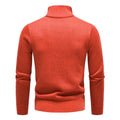 Men's Stand Collar Color Block Half Zip Fleece Pullover Sweater