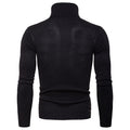 Men's Pullover Turtleneck Cable Basic Knit Sweater