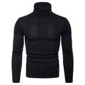 Men's Pullover Turtleneck Cable Basic Knit Sweater
