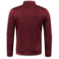 Men's Stand Collar Cardigan Long Sleeve Thin Fleece Sweater