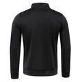 Men's Stand Collar Half Zip Long Sleeve Thin Fleece Sweater