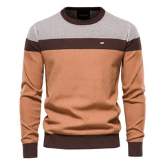 Men's Casual Warm Solid Pullover Sweater