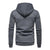 Men's Jacquard Small Check Solid Color Pullover Hoodie Sweatshirts