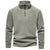 Men's Half-Stand Collar Sherpa Fleece Sweater