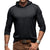 Men's Cotton Solid Color Long Sleeve Pullover Hoodie
