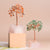 Natural Rose Quartz Jewelry Original Stone Base Fortune Tree