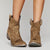Women'sRetro Leather Low Heel Shoes