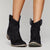 Women'sRetro Leather Low Heel Shoes
