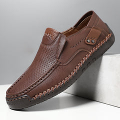 Mitchell Shoes Men's Handmade Cutout Loafers