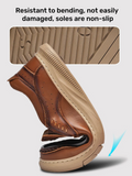 Mitchell Shoes Men's Comfortable Genuine Leather Orthopedic Loafers