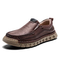 Mitchell Shoes Men's Casual Leather Split Flat Loafers