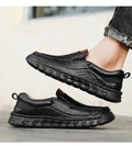Mitchell Shoes Men's Casual Leather Split Flat Loafers
