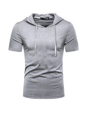 Leo Short Sleeve Pullover Hoodies
