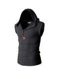 Travis Ribbed-knit Hooded Tank Top