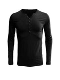 Daniel Solid Color Long-sleeved T-shirt