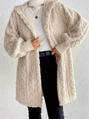 Women's Plush Fleece Soft Midi-Length Jacket with Pockets (Buy 2 Free Shipping)
