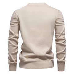 Men's Striped Crewneck Pullover Sweater