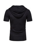 Leo Short Sleeve Pullover Hoodies